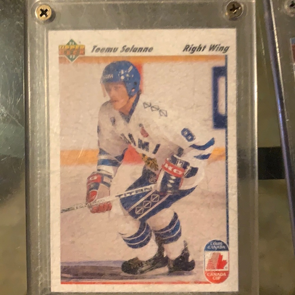 Teeming Selanne Rookie cards